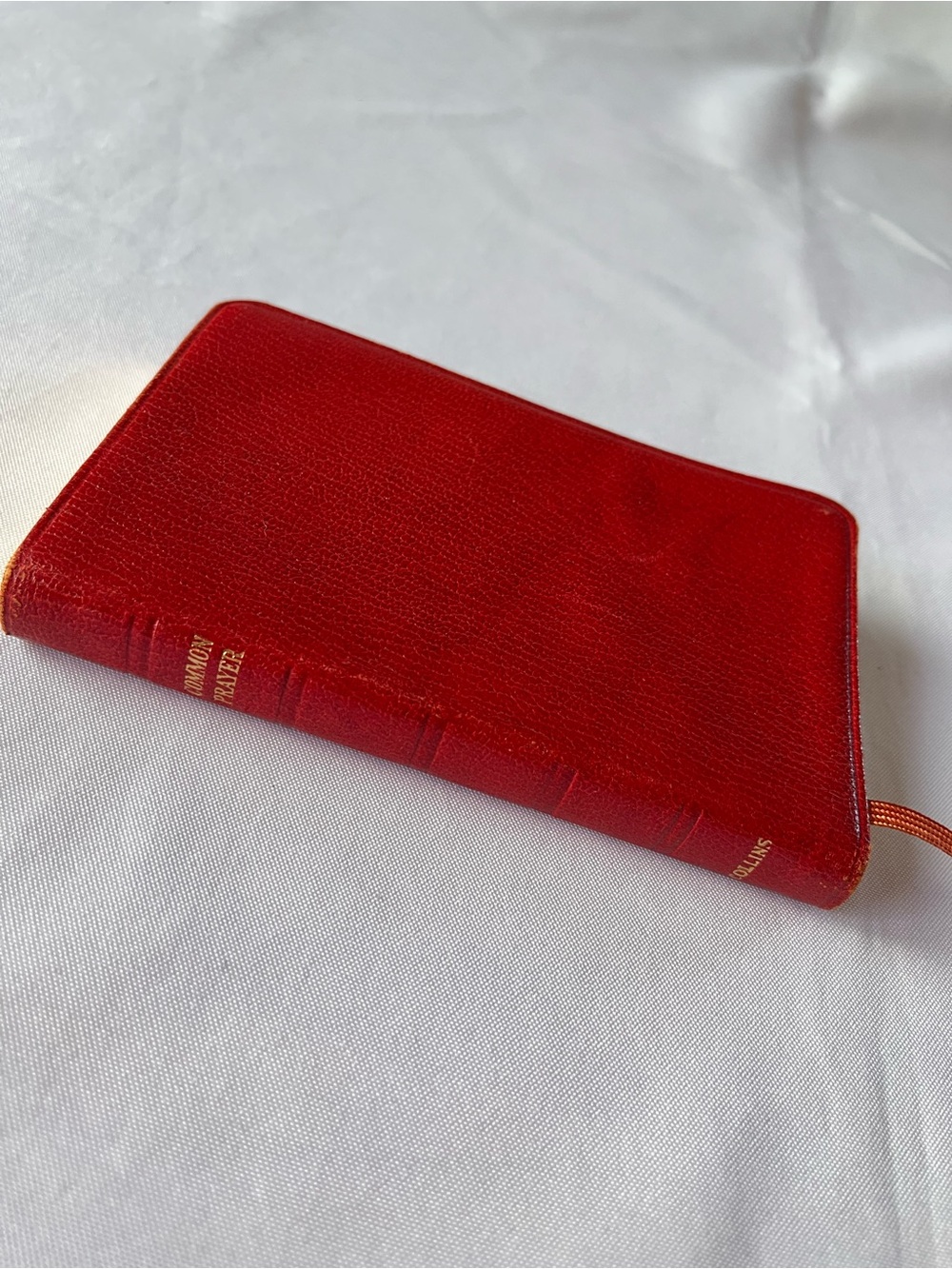 Vintage Collins Clear-Type Press Book of Common Prayer Red Leather
